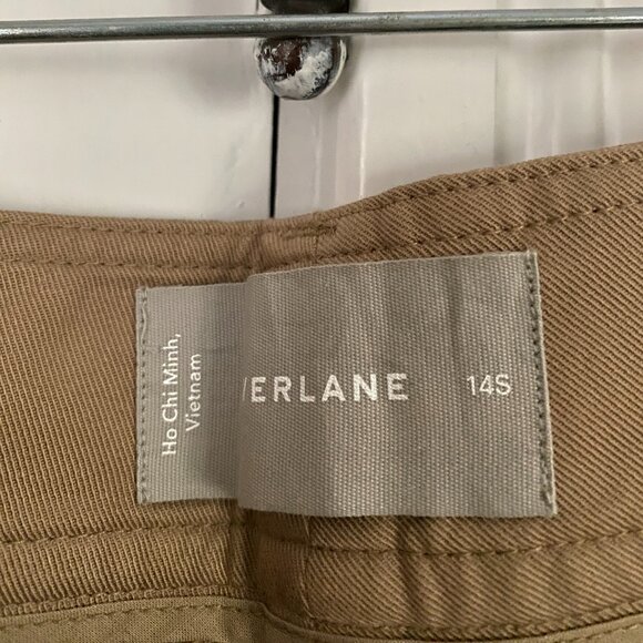 EVERLANE The Way-High® Drape Pant Size 14 Ash brown 30 inseam - Picture 4 of 5